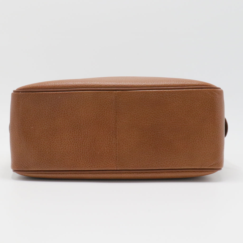 Leather Boston Bag Brown