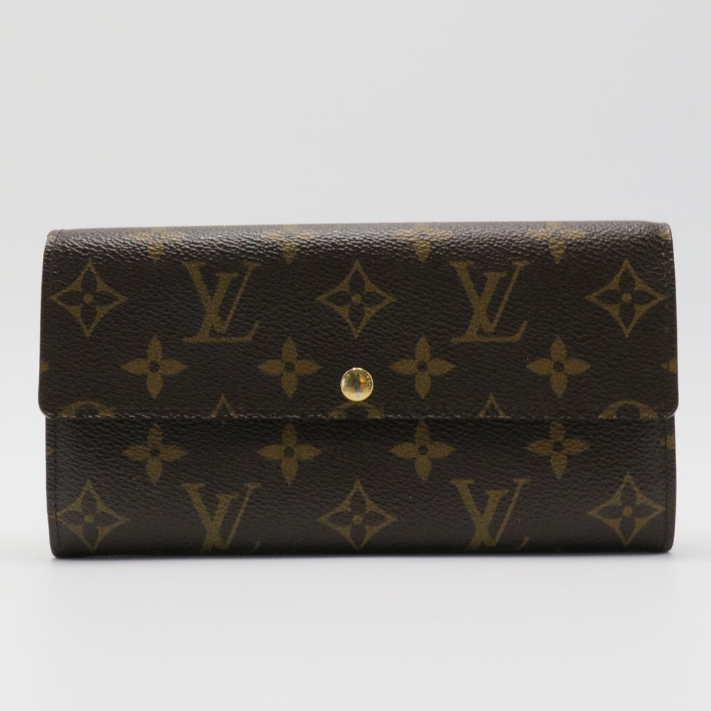 Sarah Wallet Monogram Canvas