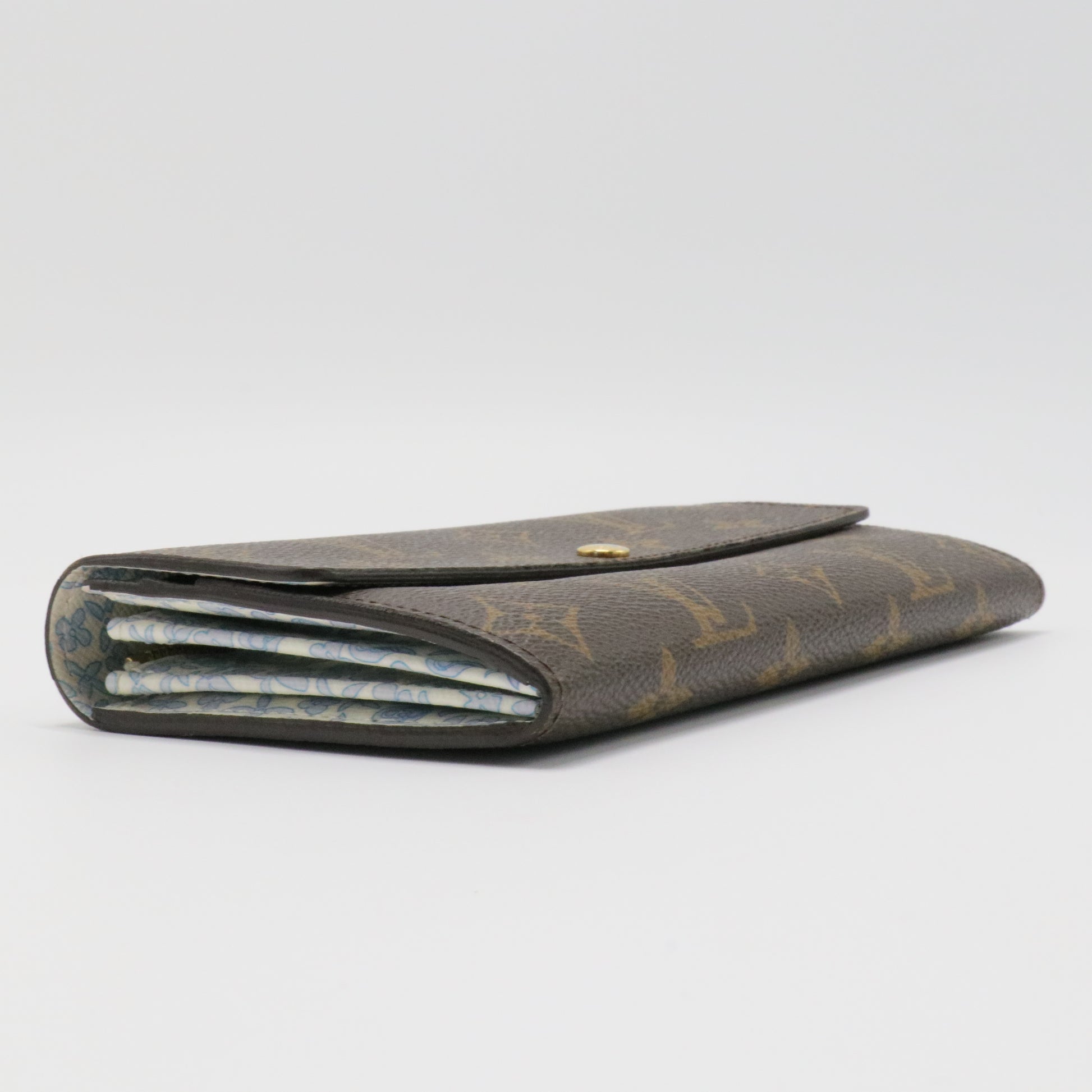 Sarah Wallet Monogram Canvas