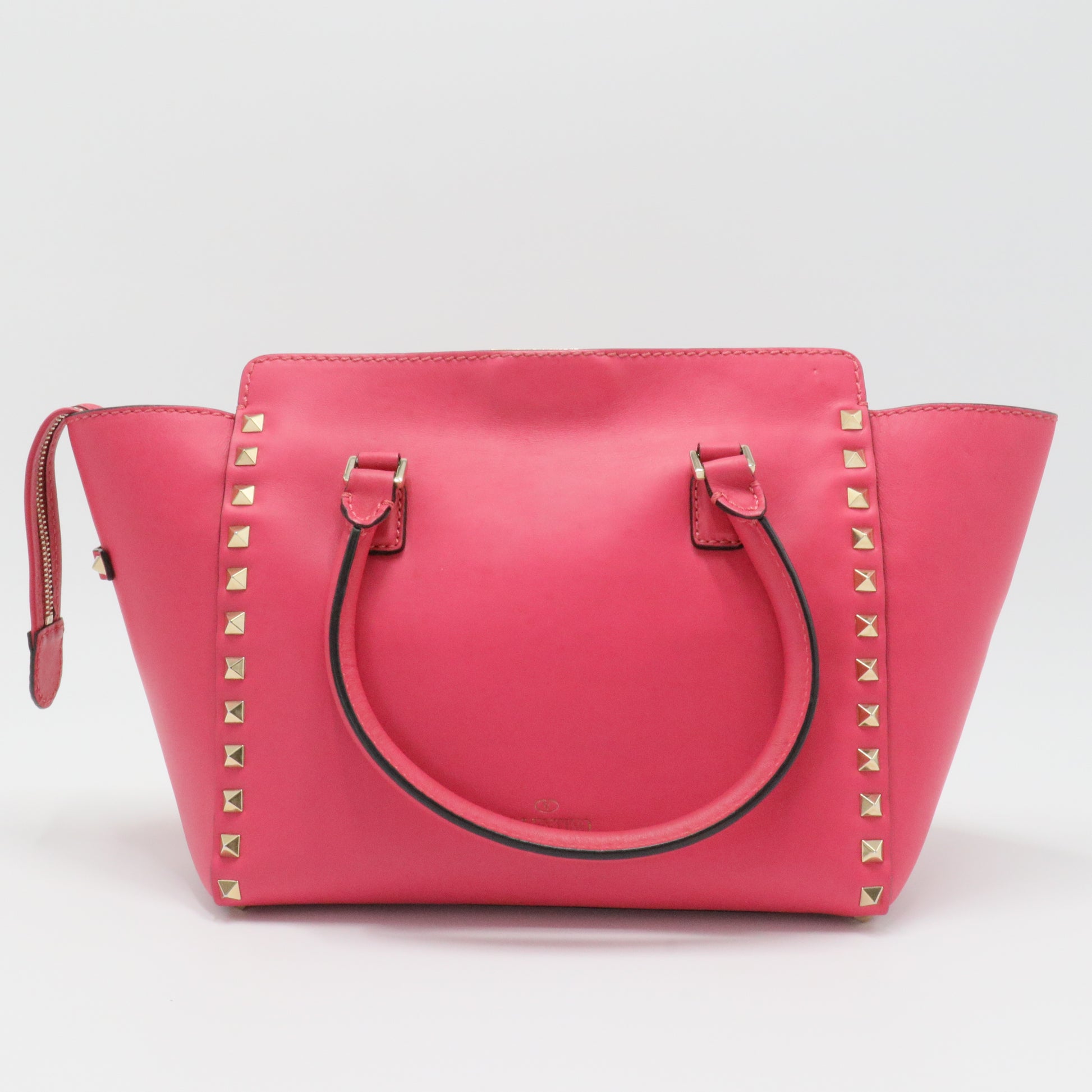 Rockstud Tote Rigid Leather Small