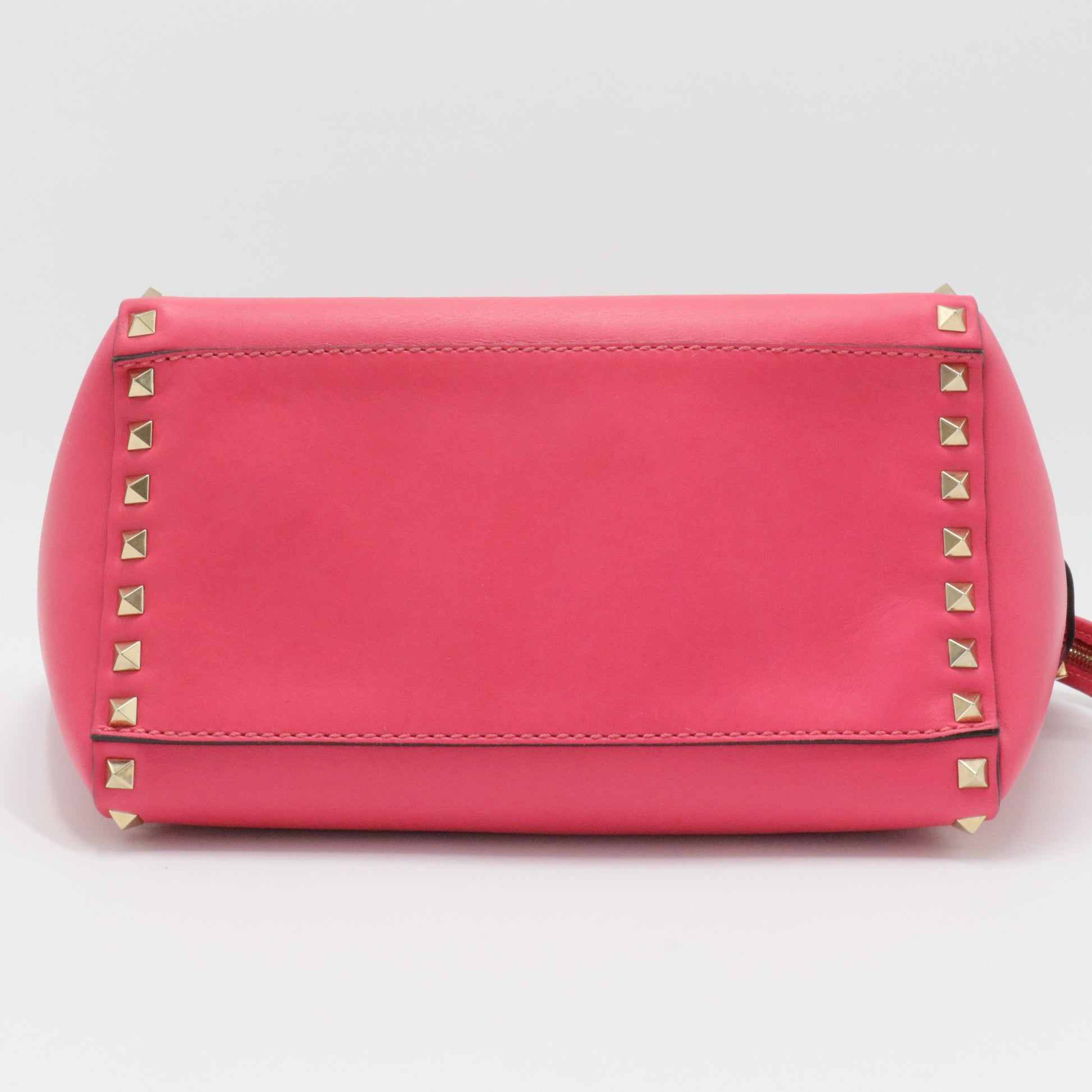 Rockstud Tote Rigid Leather Small