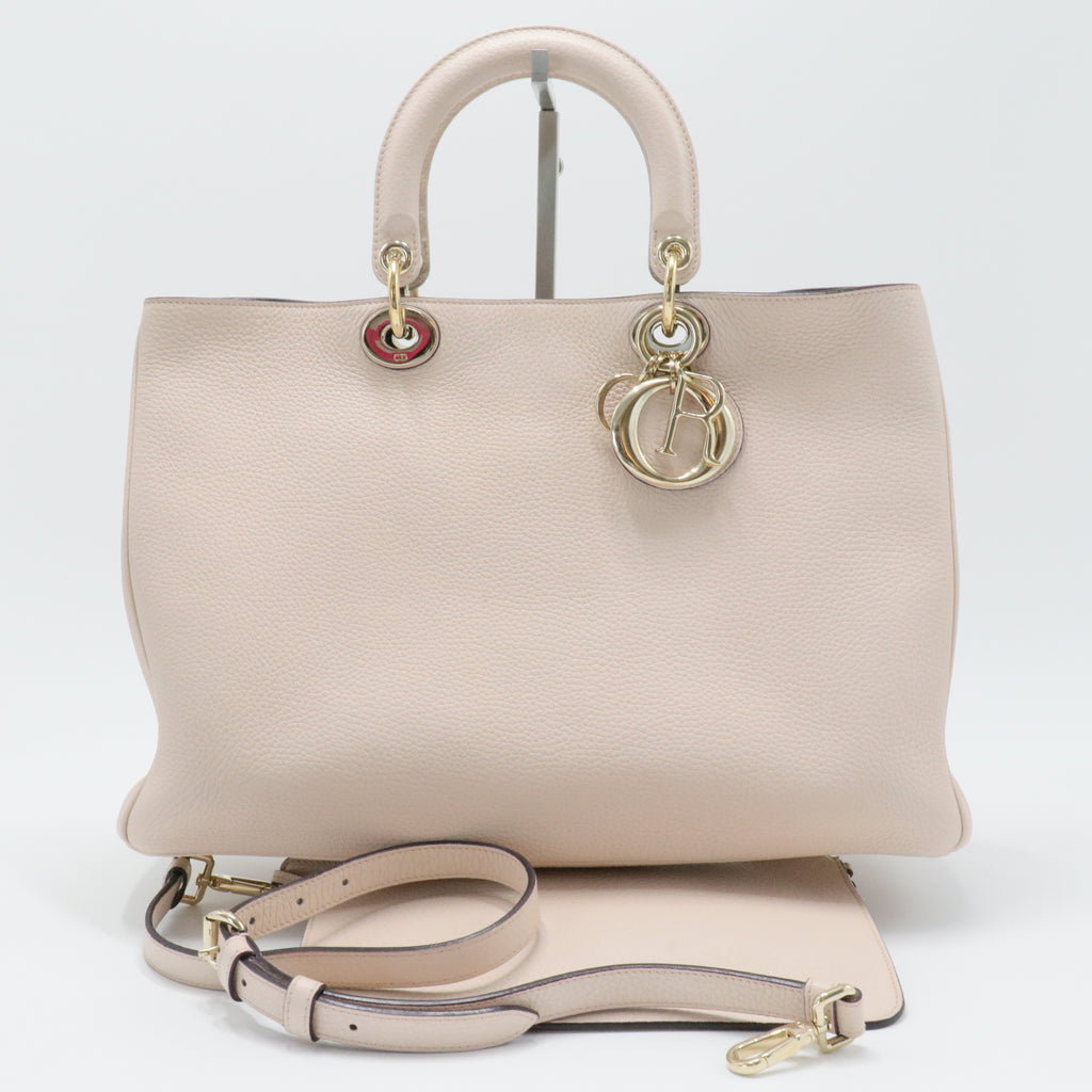 Diorissimo Tote Pebbled Leather Large