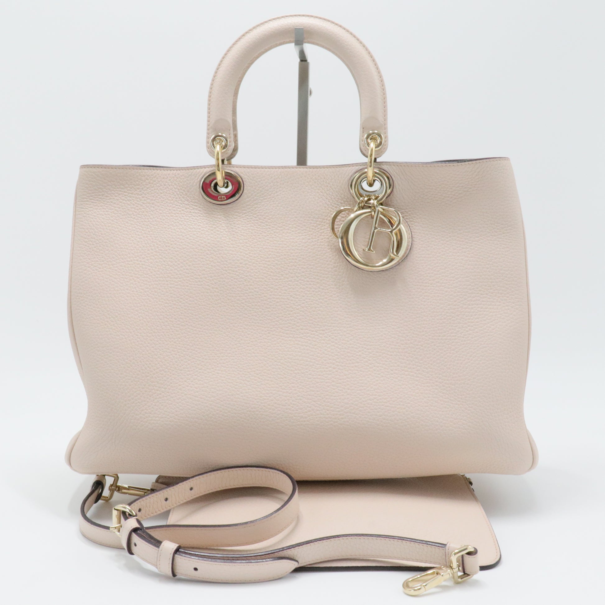 Diorissimo Tote Pebbled Leather Large