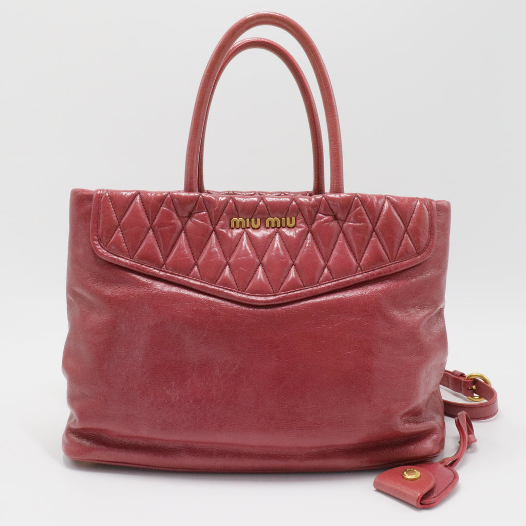 Leather Top Handle Bag