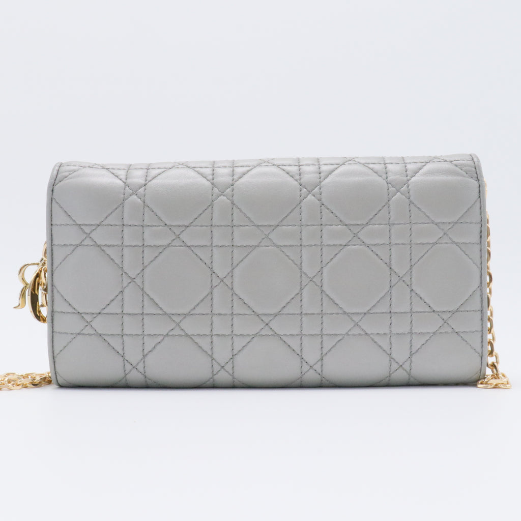 Quilted Cannage Leather Lady Dior Wallet