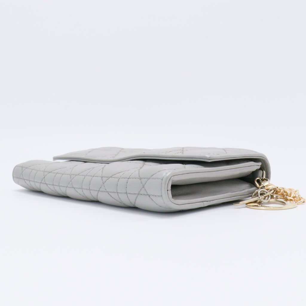 Quilted Cannage Leather Lady Dior Wallet