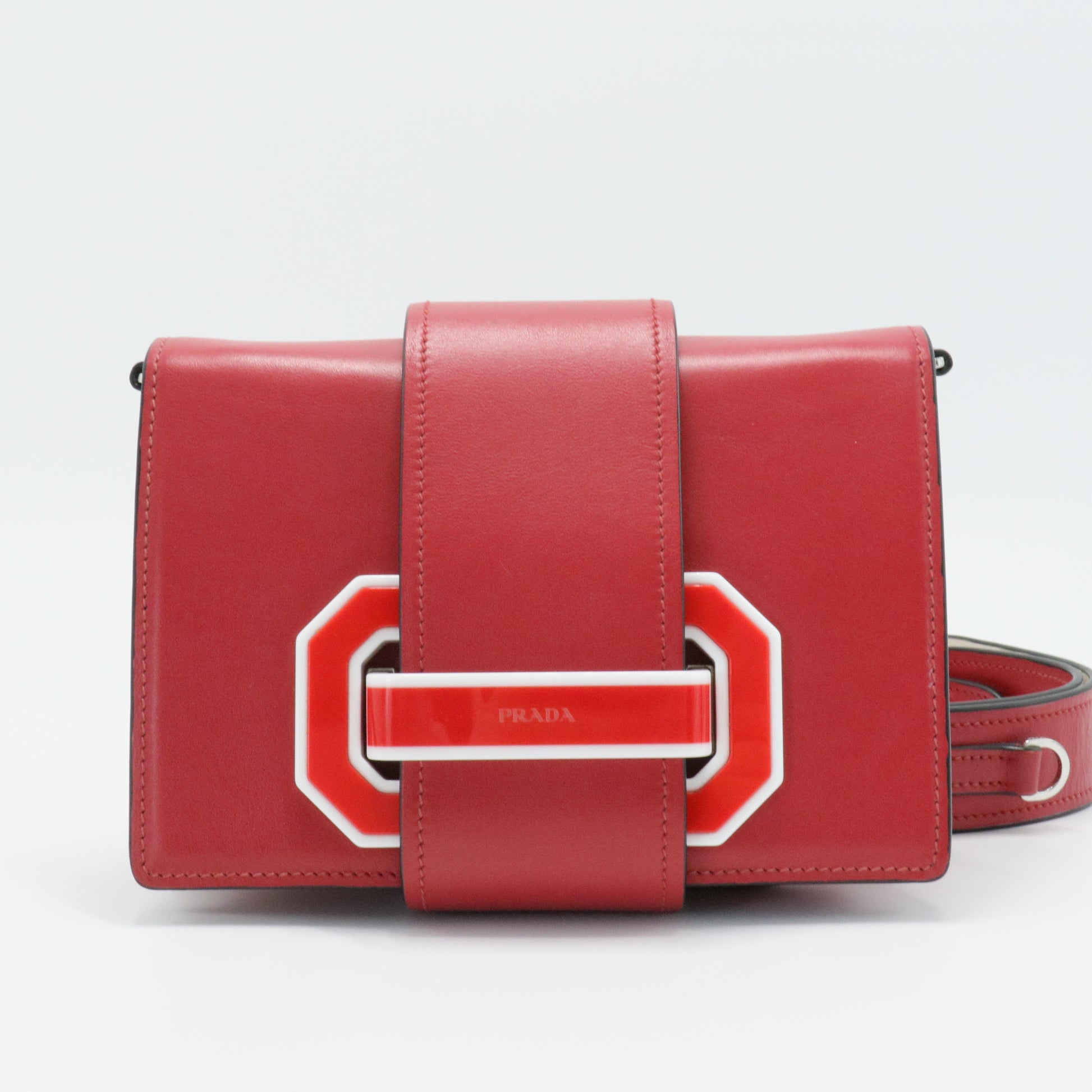 Plex Ribbon Shoulder Bag City Calfskin