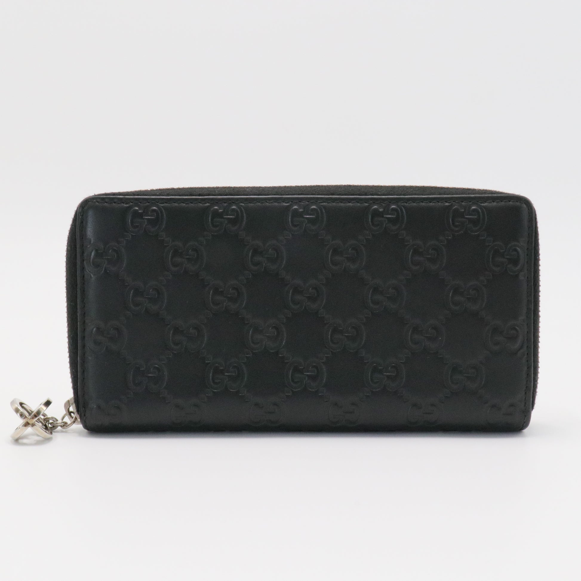 Zip Organizer Wallet Guccissima Leather