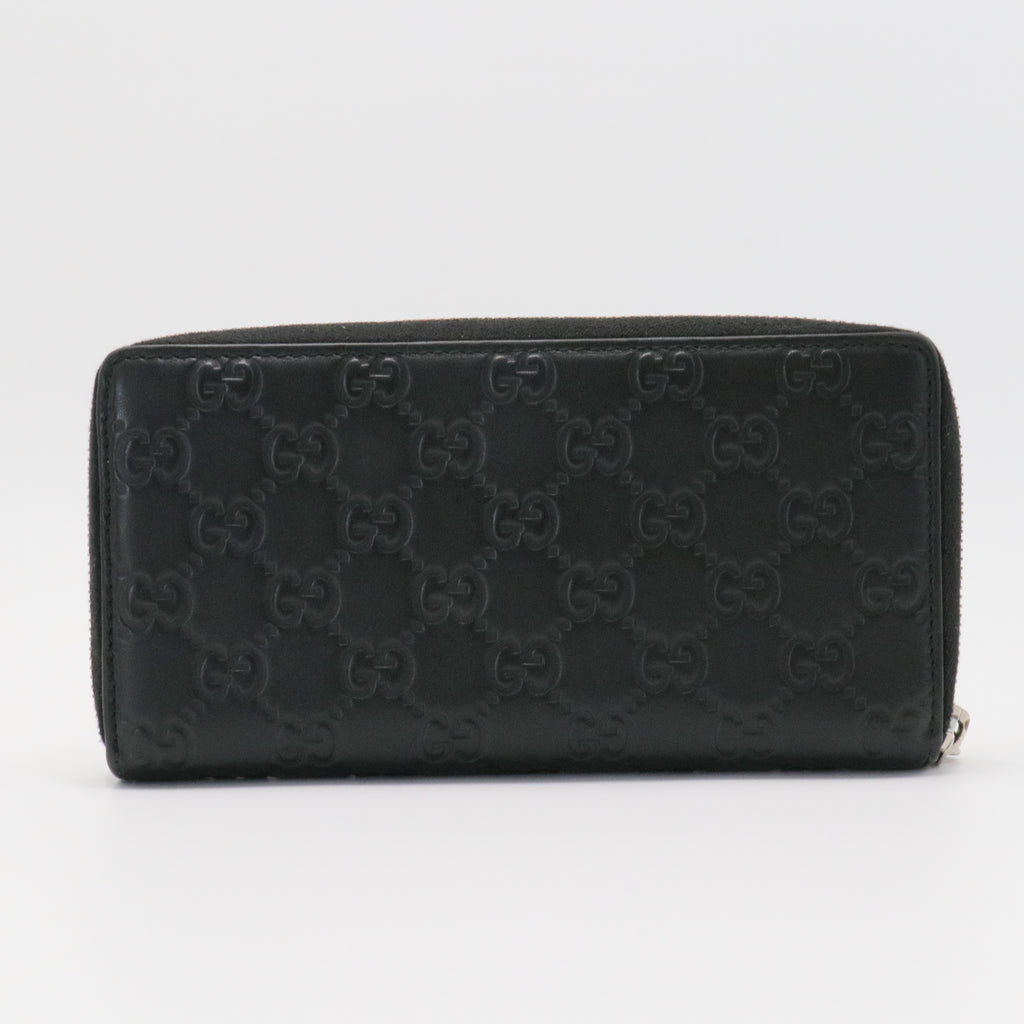 Zip Organizer Wallet Guccissima Leather