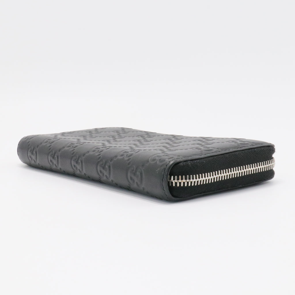 Zip Organizer Wallet Guccissima Leather
