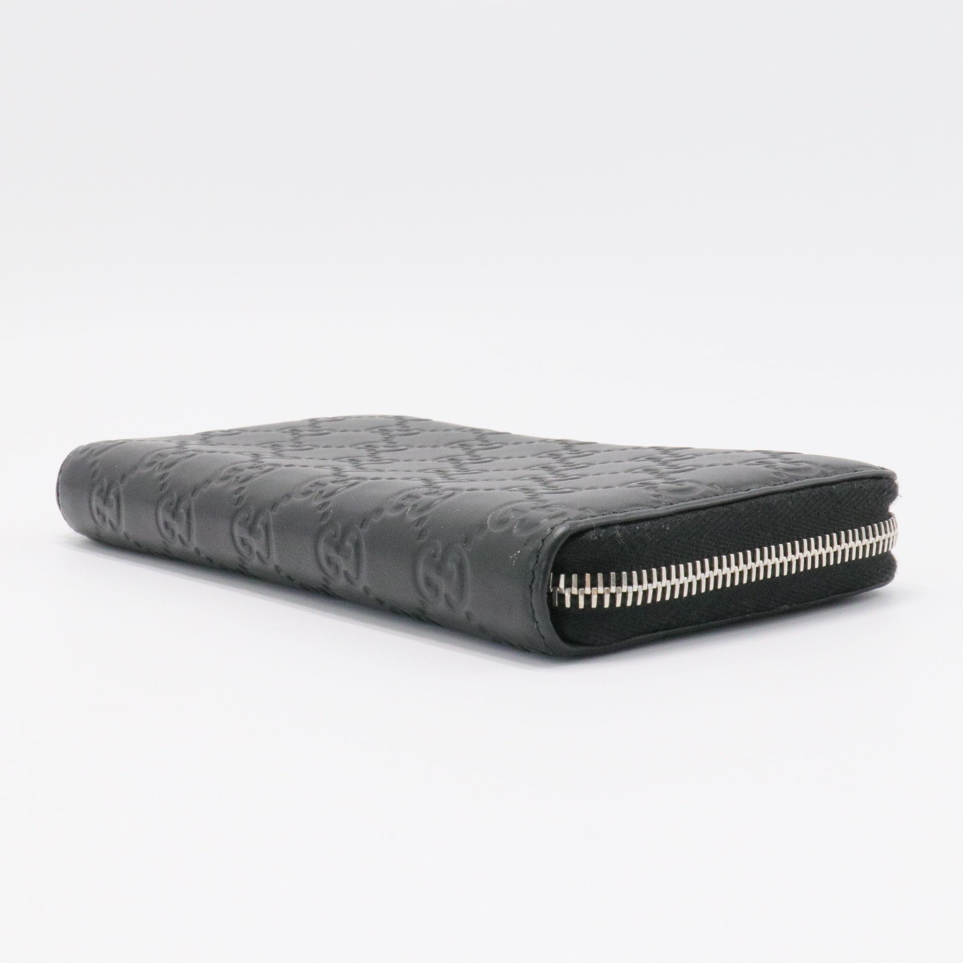 Zip Organizer Wallet Guccissima Leather