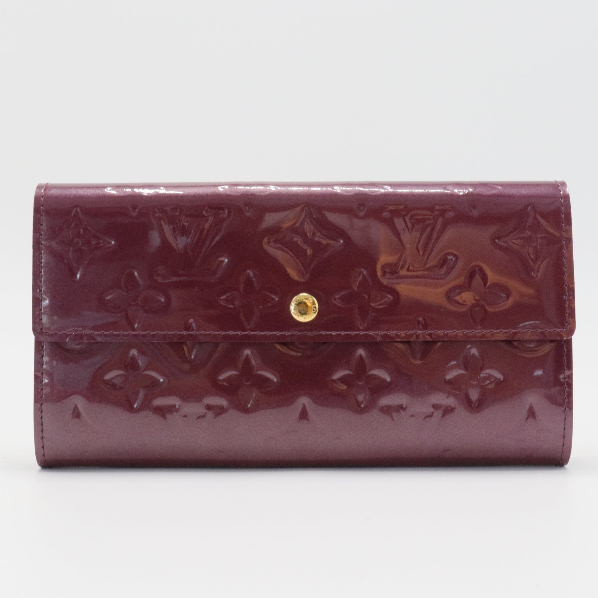 Sarah Wallet Monogram Vernis Compact