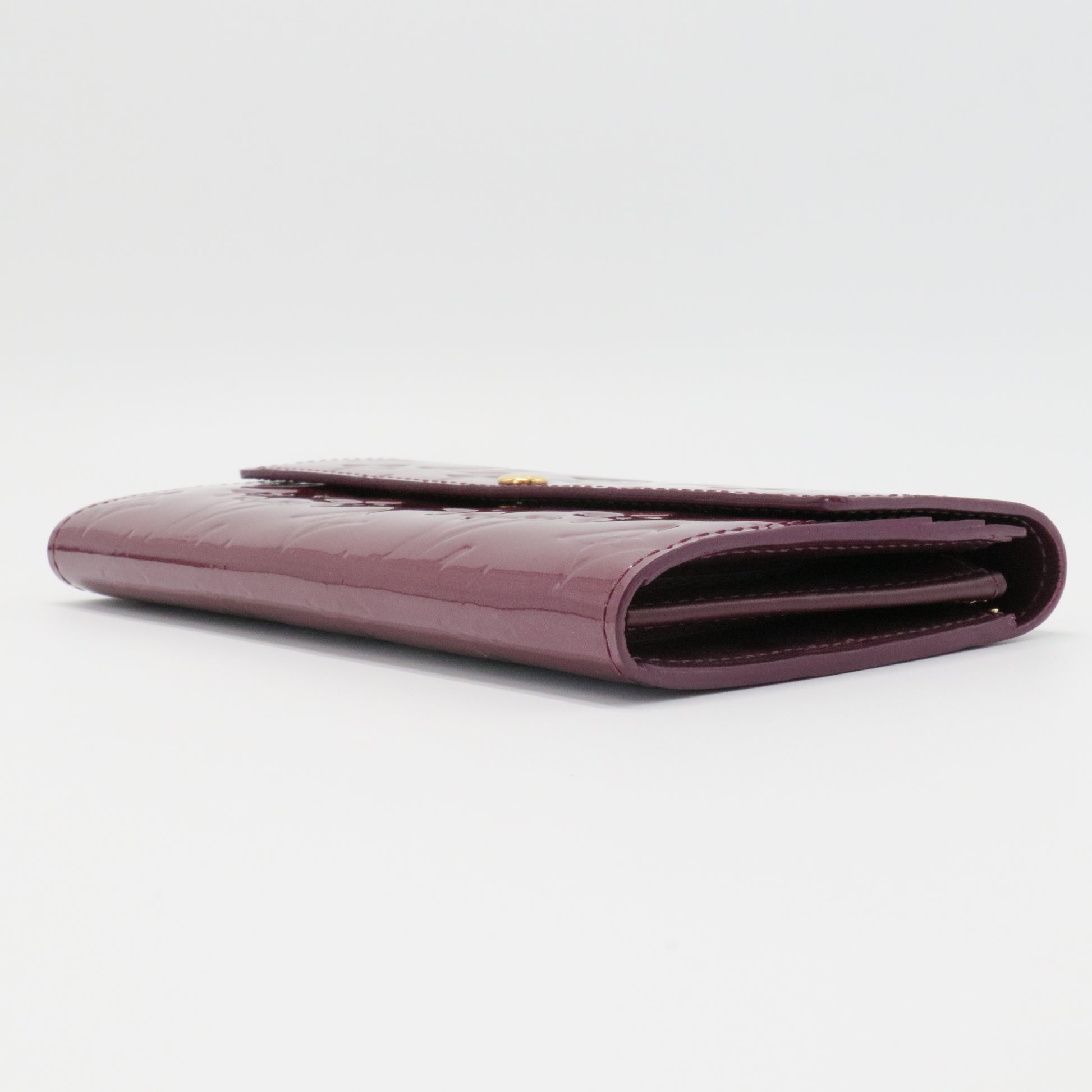Sarah Wallet Monogram Vernis Compact