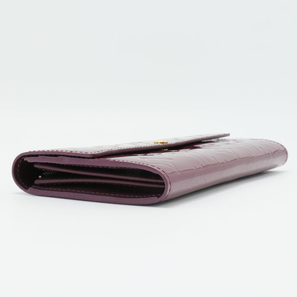 Sarah Wallet Monogram Vernis Compact