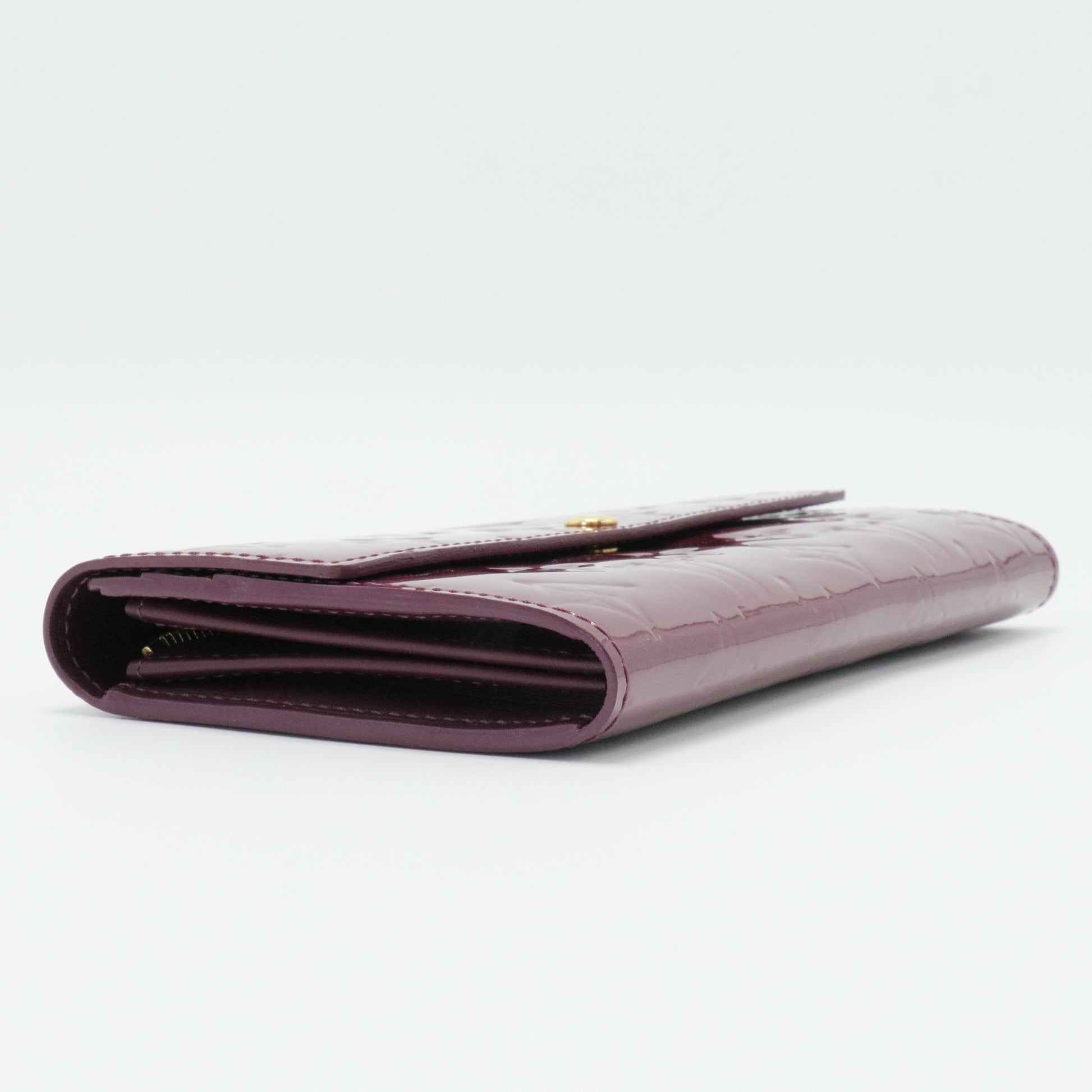 Sarah Wallet Monogram Vernis Compact