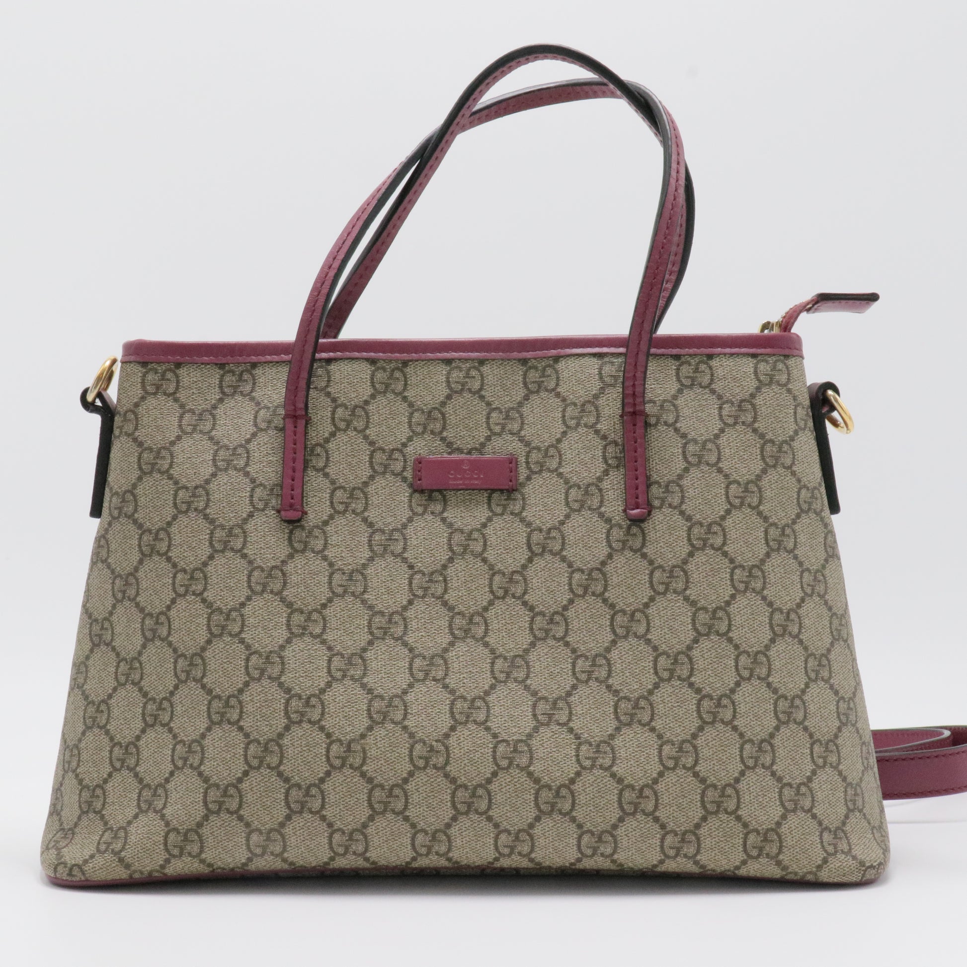 Convertible Zip Tote GG Coated Canvas