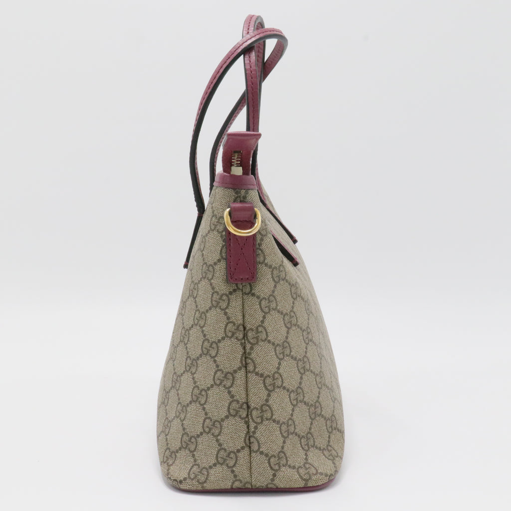 Convertible Zip Tote GG Coated Canvas