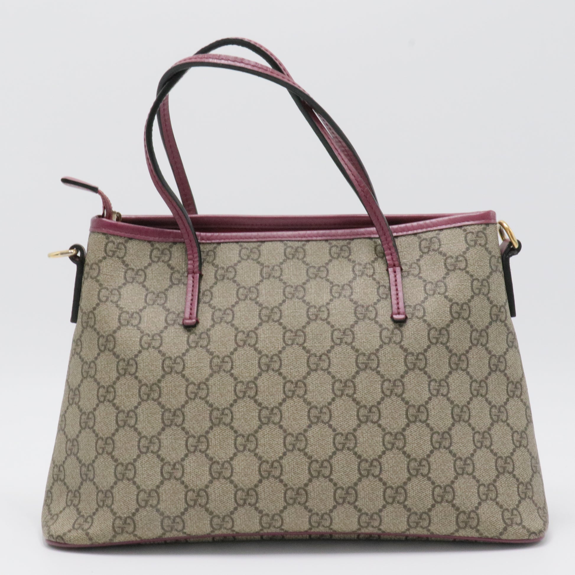 Convertible Zip Tote GG Coated Canvas