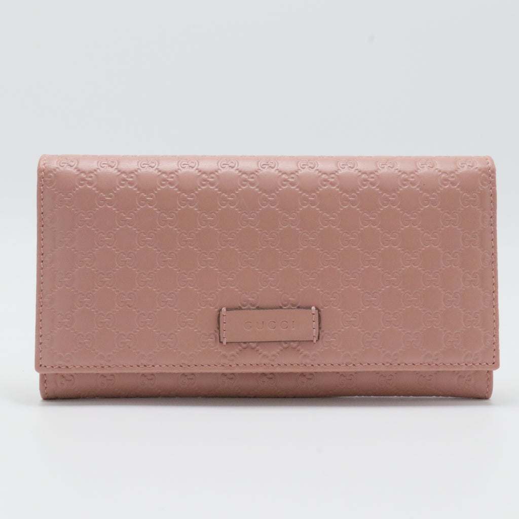 Continental Flap Wallet Microguccissima Leather Long