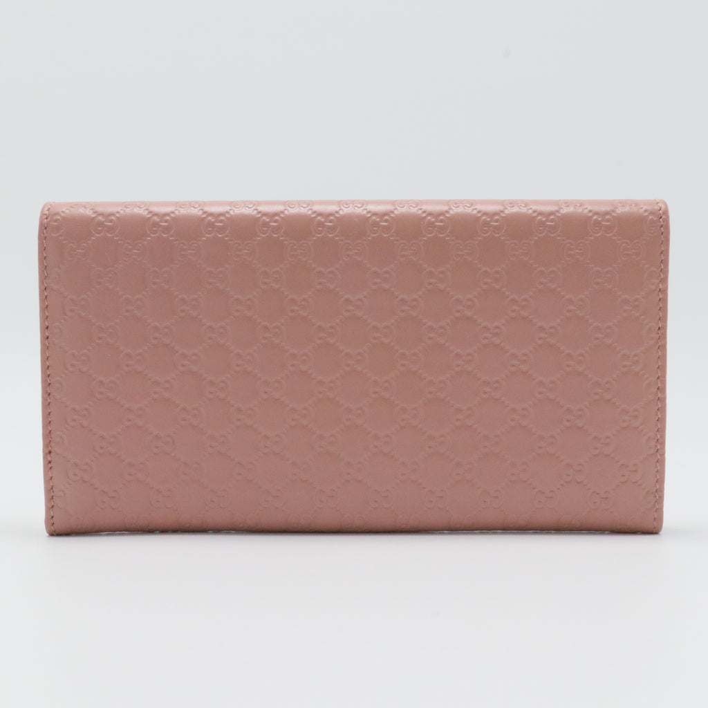 Continental Flap Wallet Microguccissima Leather Long