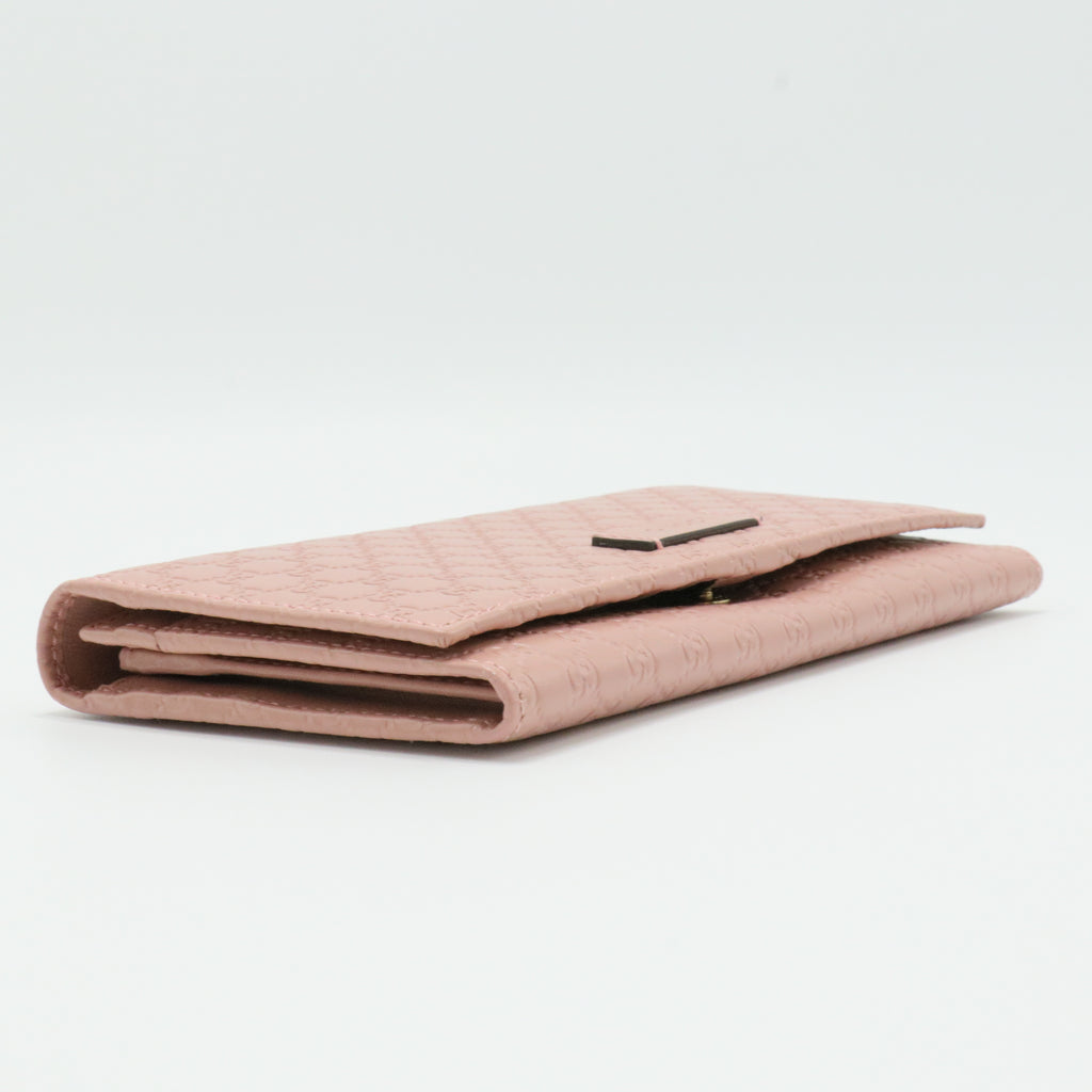 Continental Flap Wallet Microguccissima Leather Long