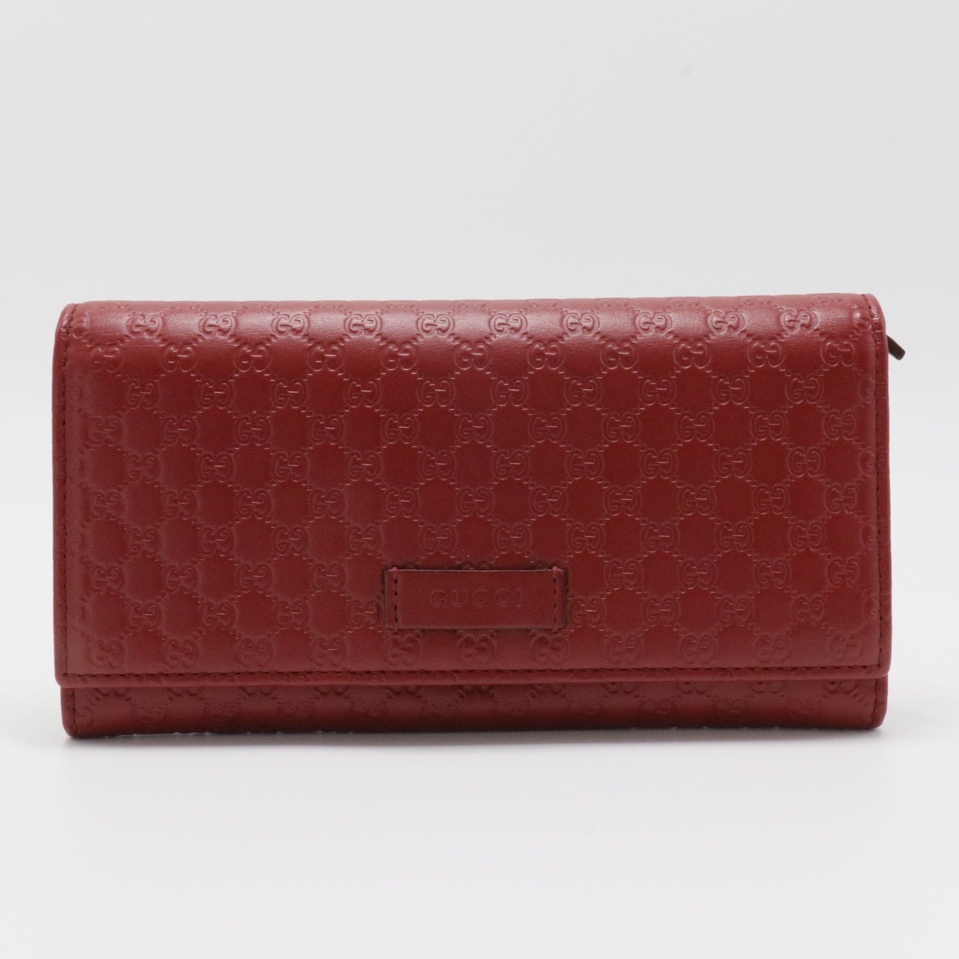 Continental Flap Wallet Microguccissima Leather Long