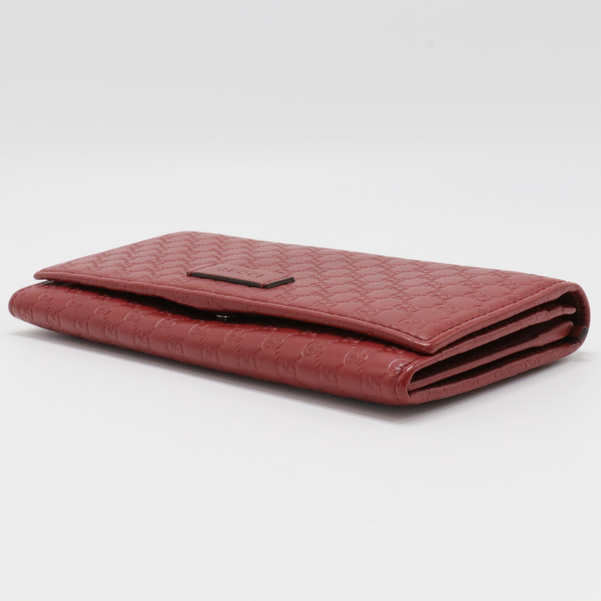 Continental Flap Wallet Microguccissima Leather Long