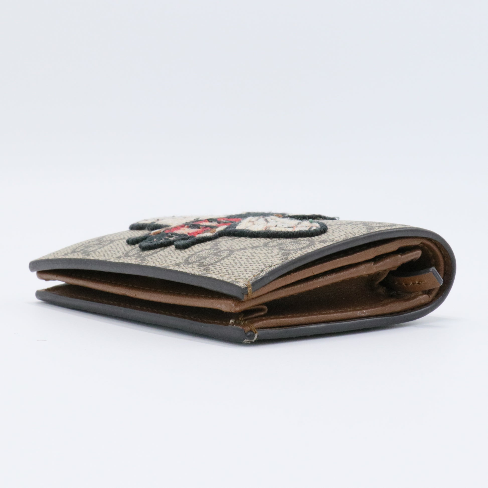 Bee Web Bifold Wallet GG Coated Canvas