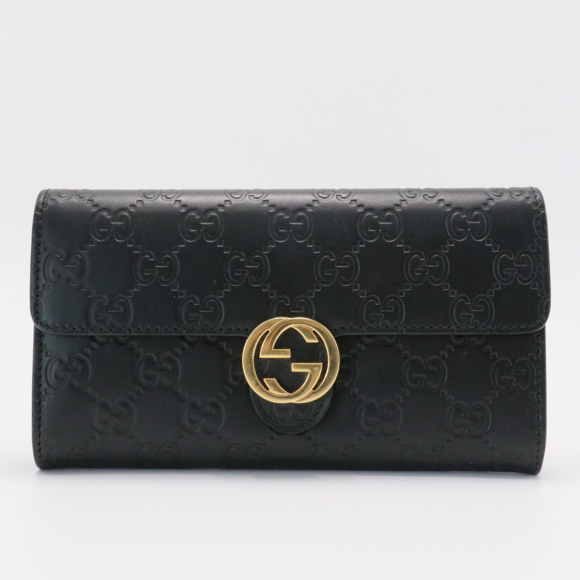Icon Continental Wallet Guccissima Leather