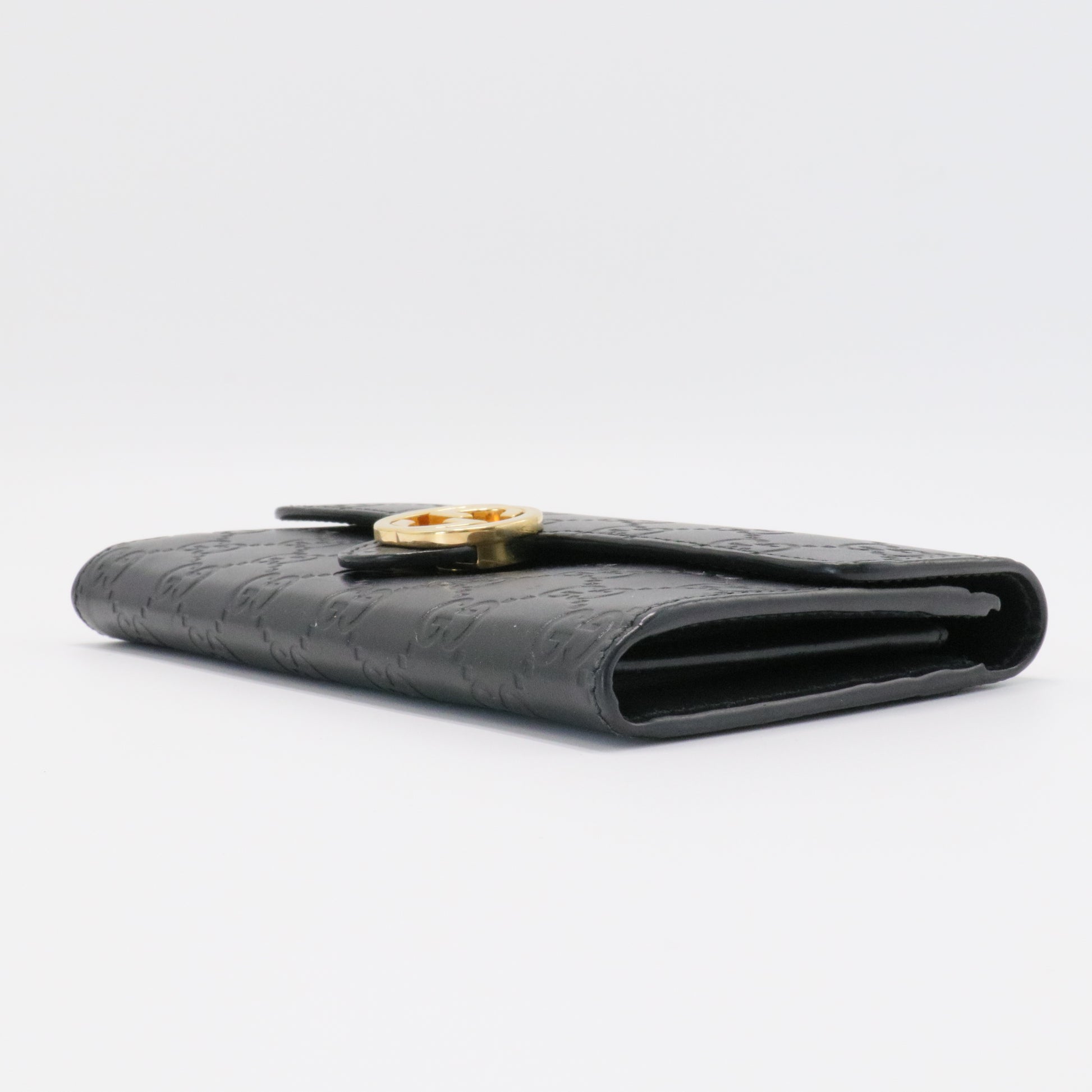 Icon Continental Wallet Guccissima Leather