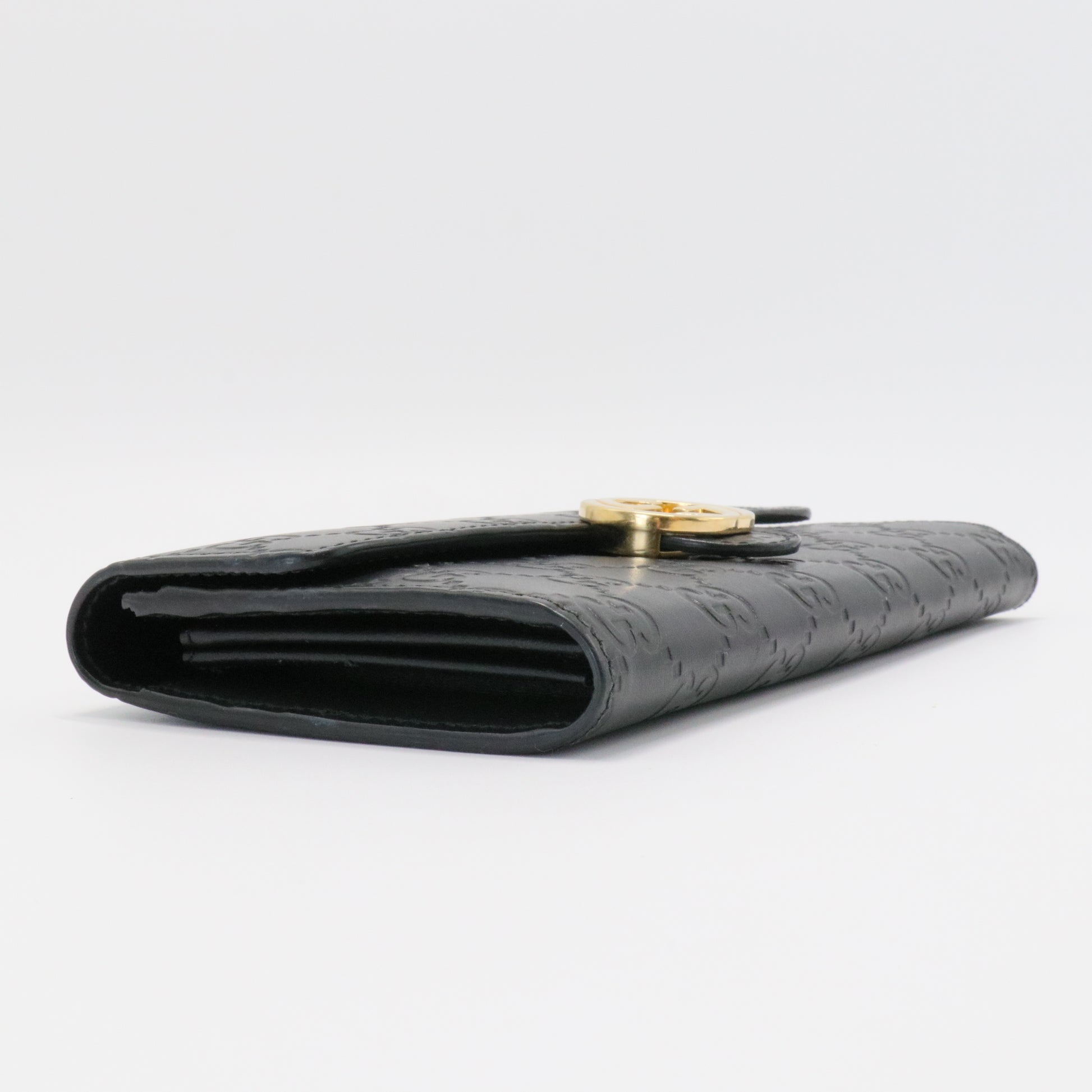 Icon Continental Wallet Guccissima Leather