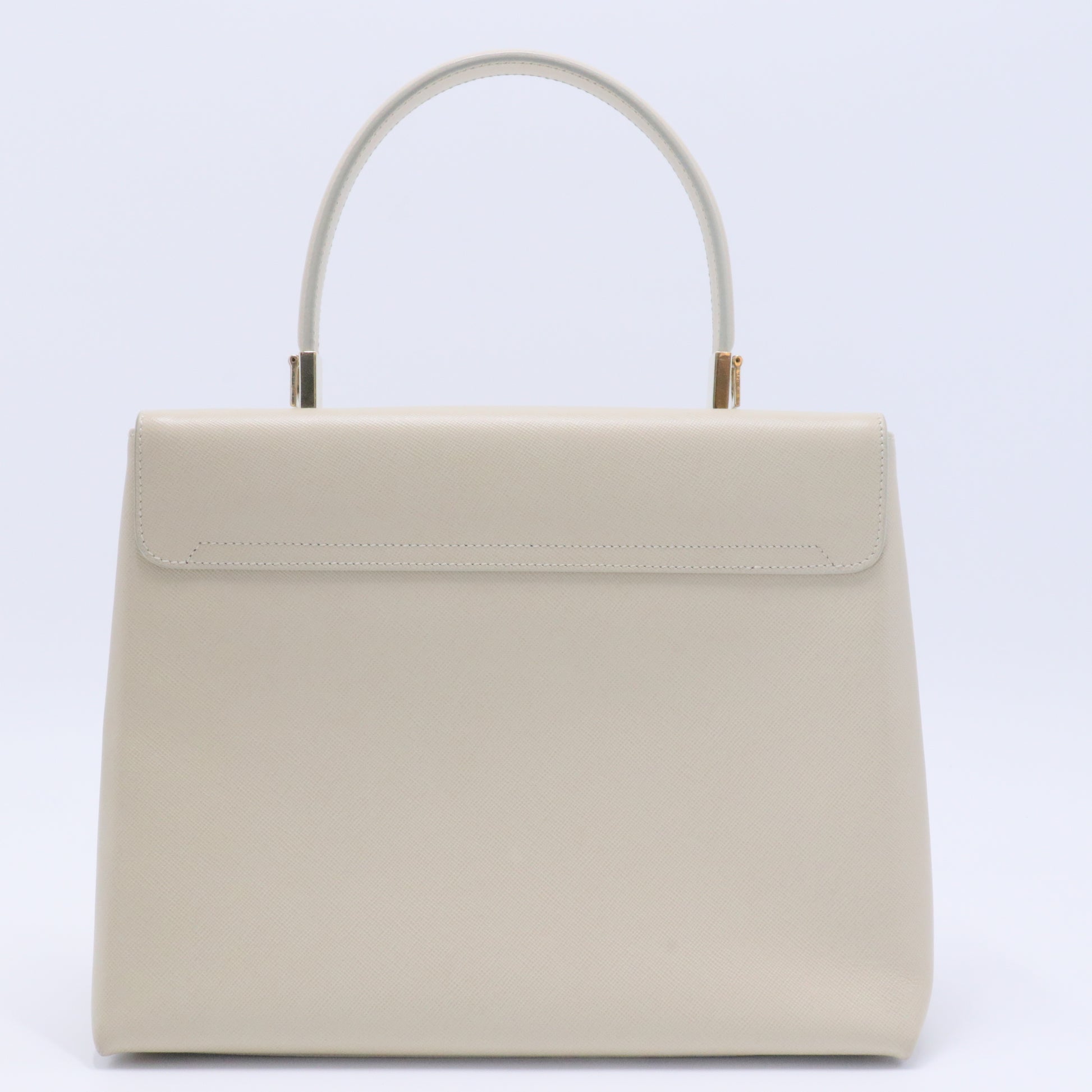 Smooth Calfskin Gancini Top Handle Bag