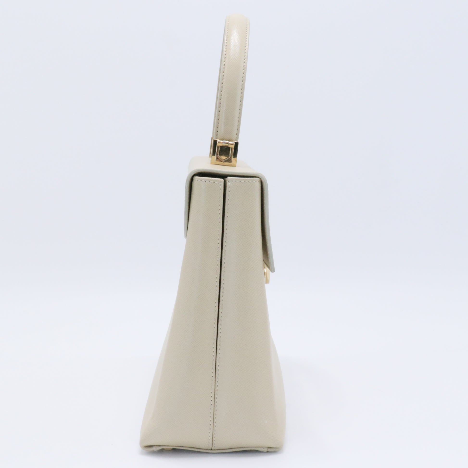 Smooth Calfskin Gancini Top Handle Bag