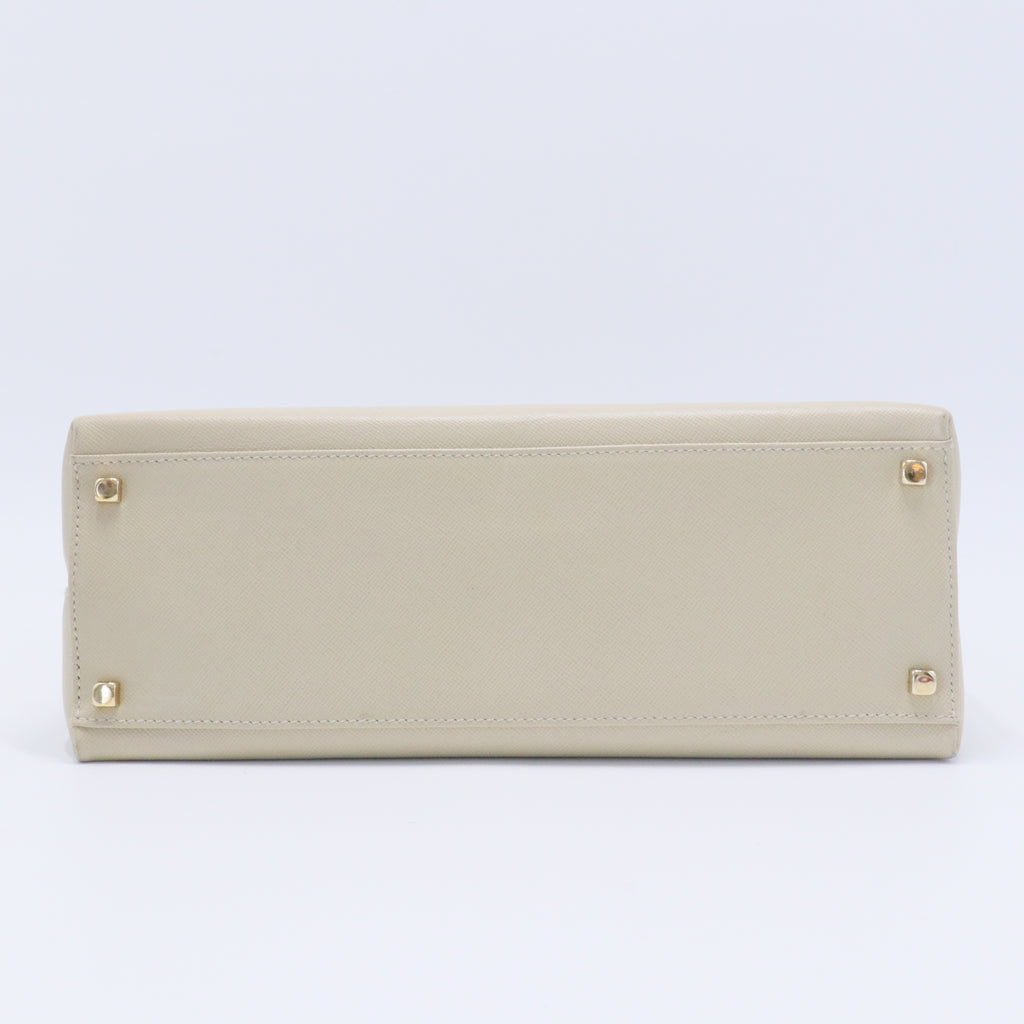 Smooth Calfskin Gancini Top Handle Bag