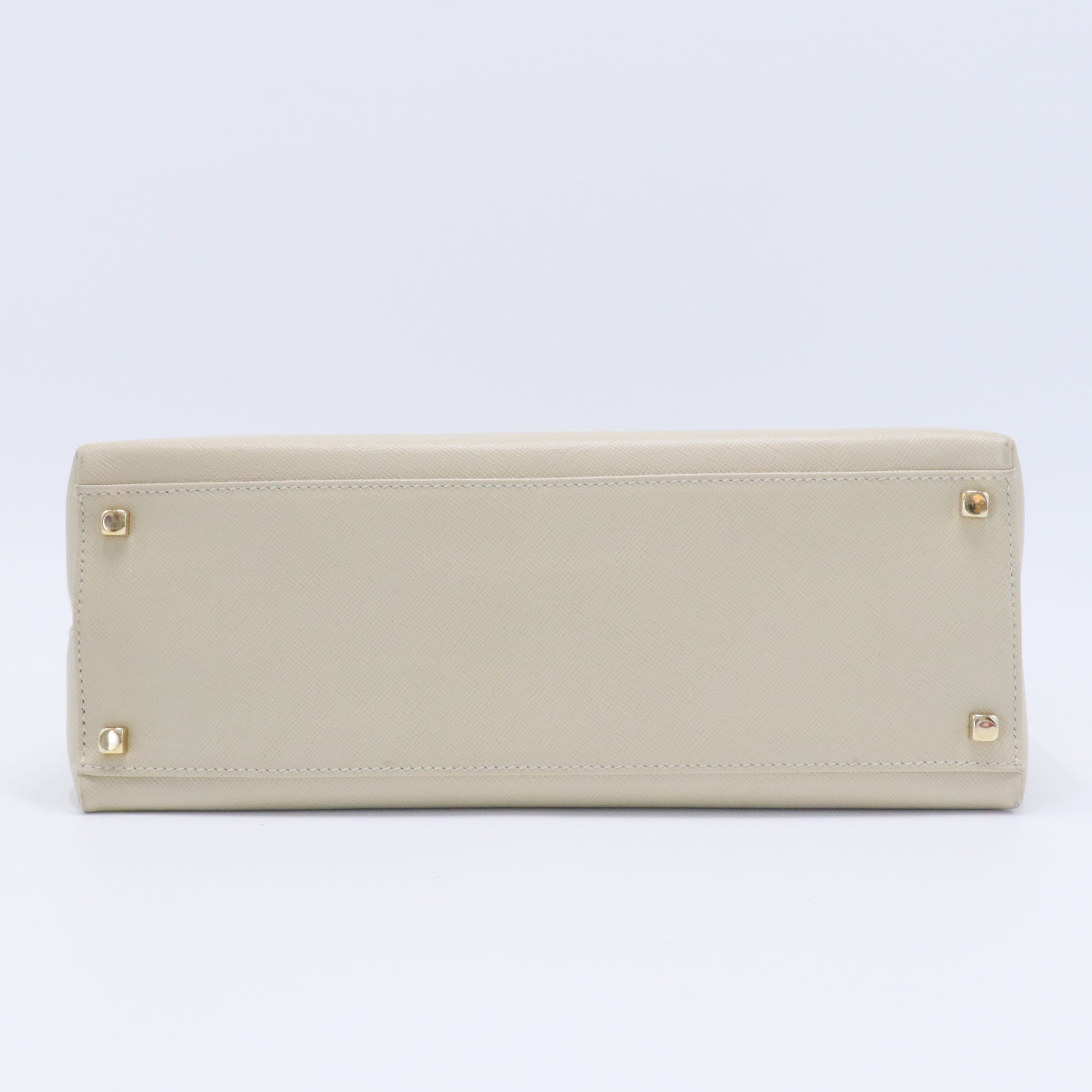 Smooth Calfskin Gancini Top Handle Bag