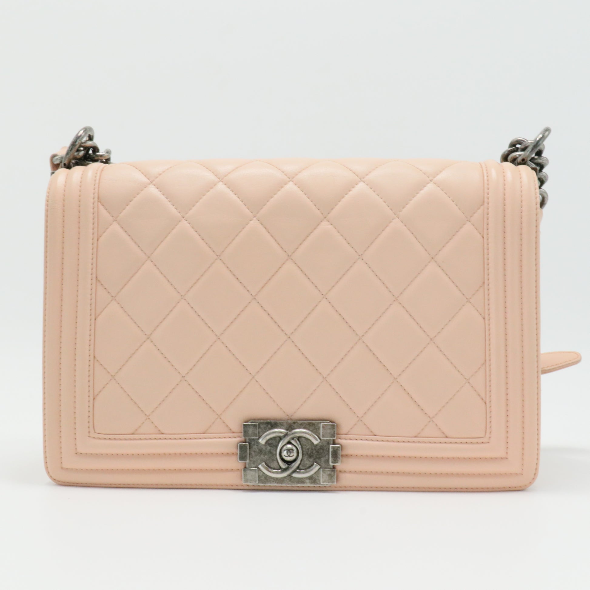Boy Flap Bag Quilted Lambskin New Medium