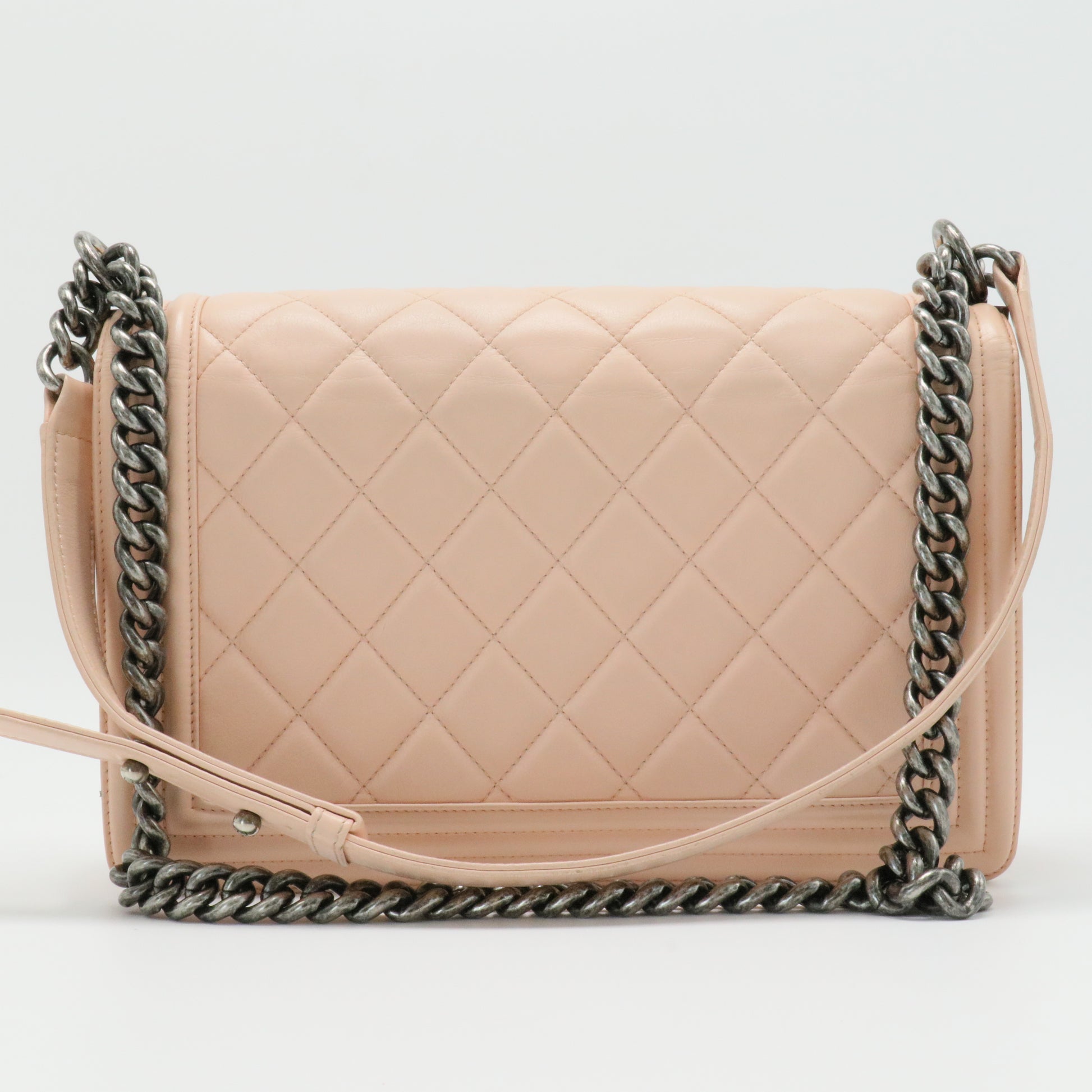 Boy Flap Bag Quilted Lambskin New Medium