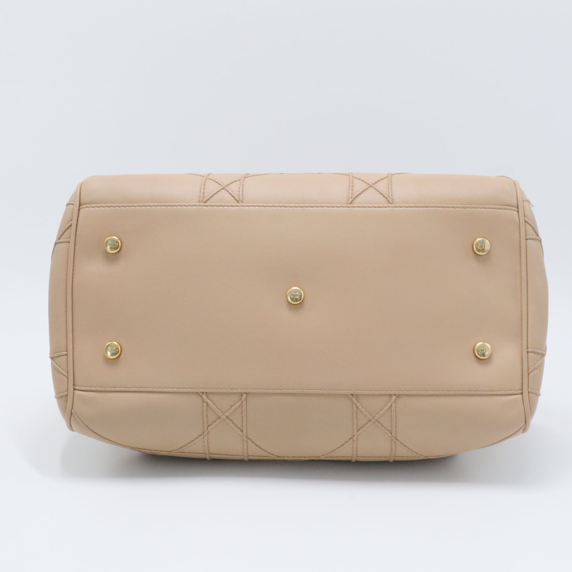 Granville Polochon Handbag Cannage Quilt Leather