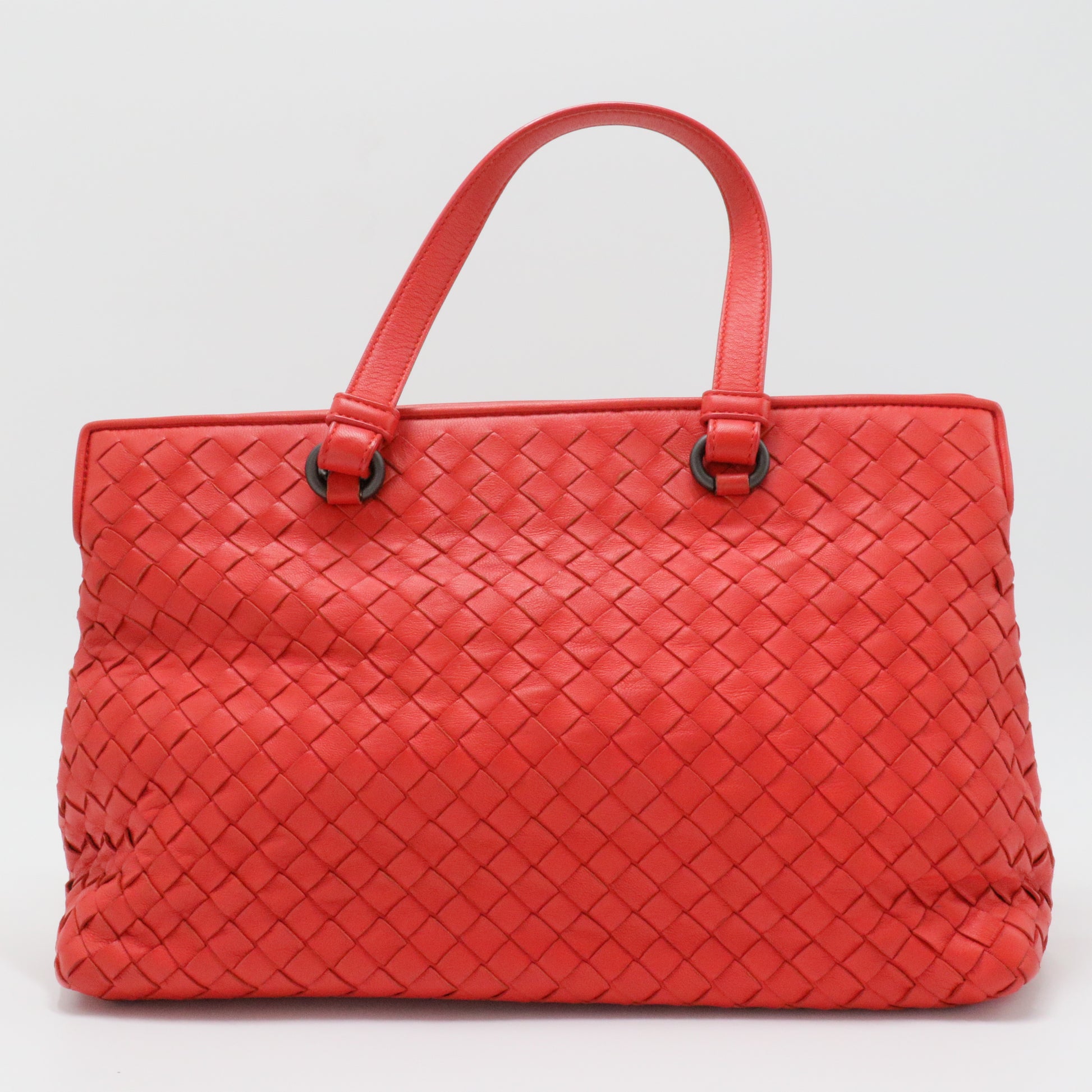 Nappa Intrecciato Handle Bag