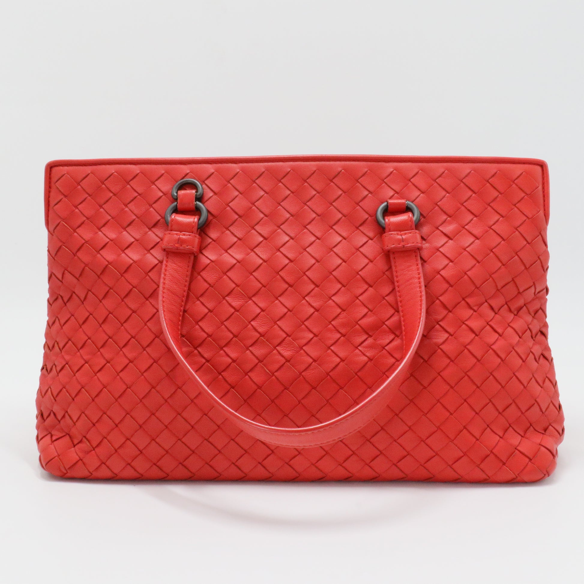 Nappa Intrecciato Handle Bag