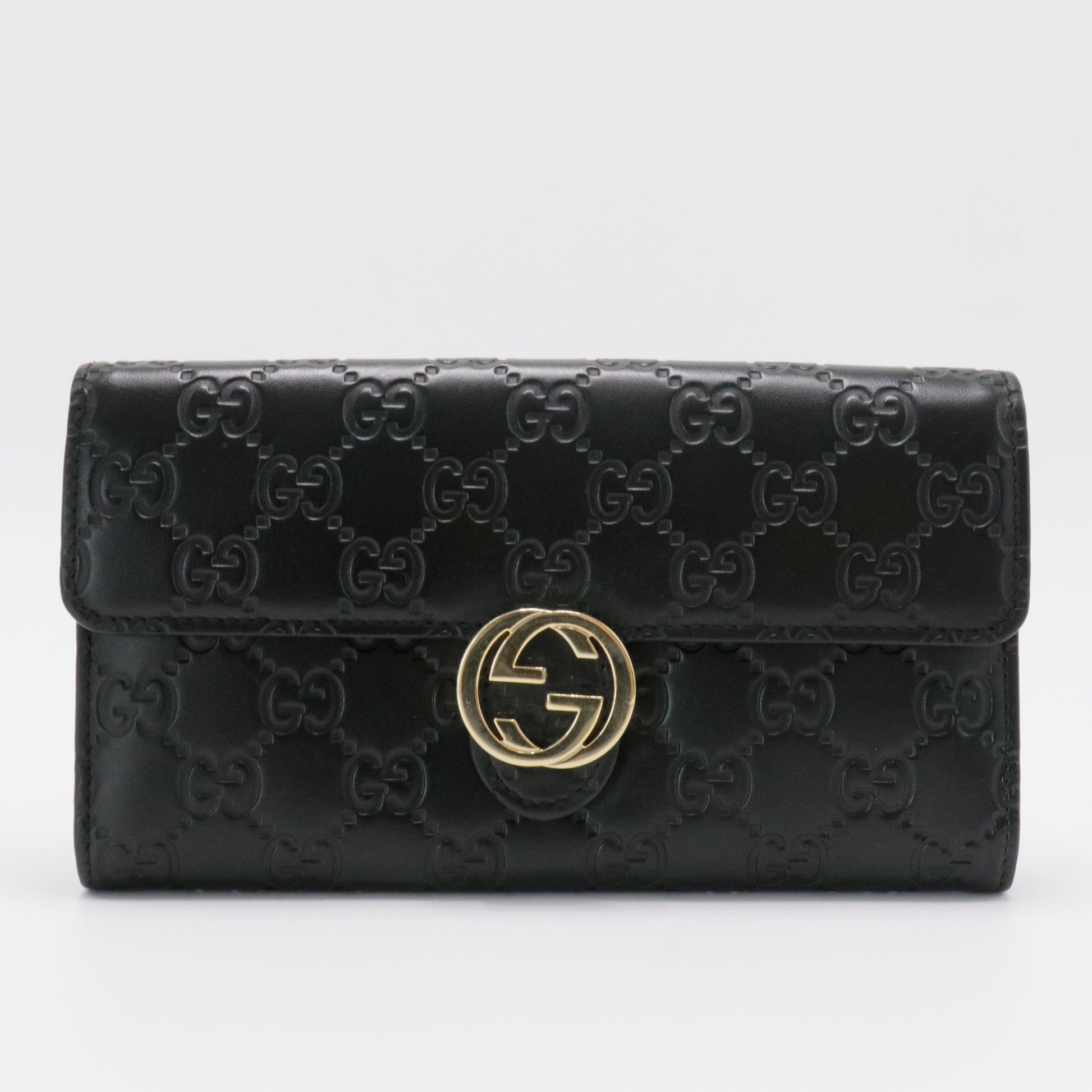 Icon Continental Wallet Guccissima Leather