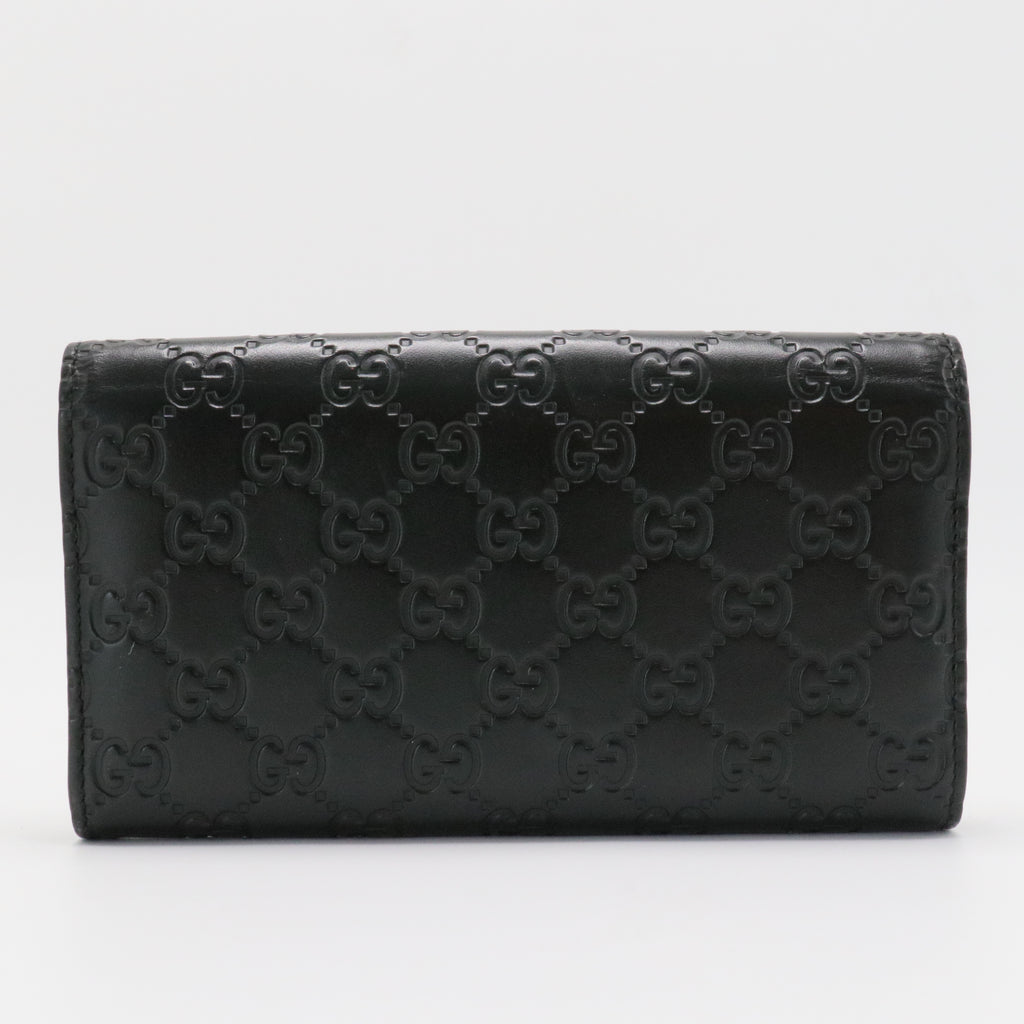 Icon Continental Wallet Guccissima Leather