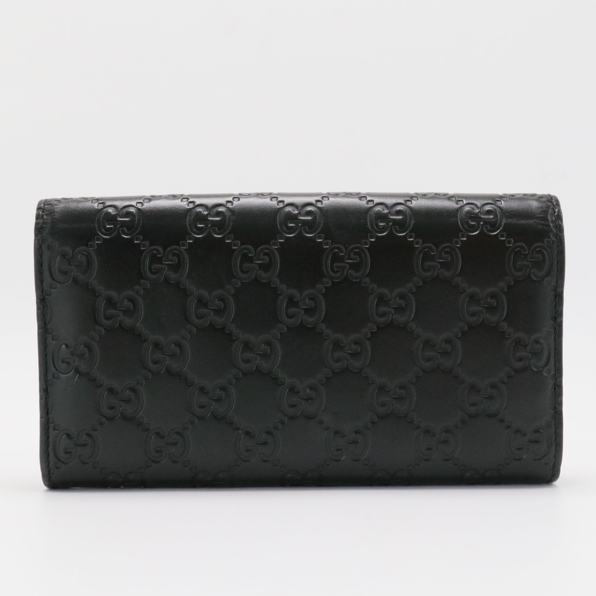 Icon Continental Wallet Guccissima Leather