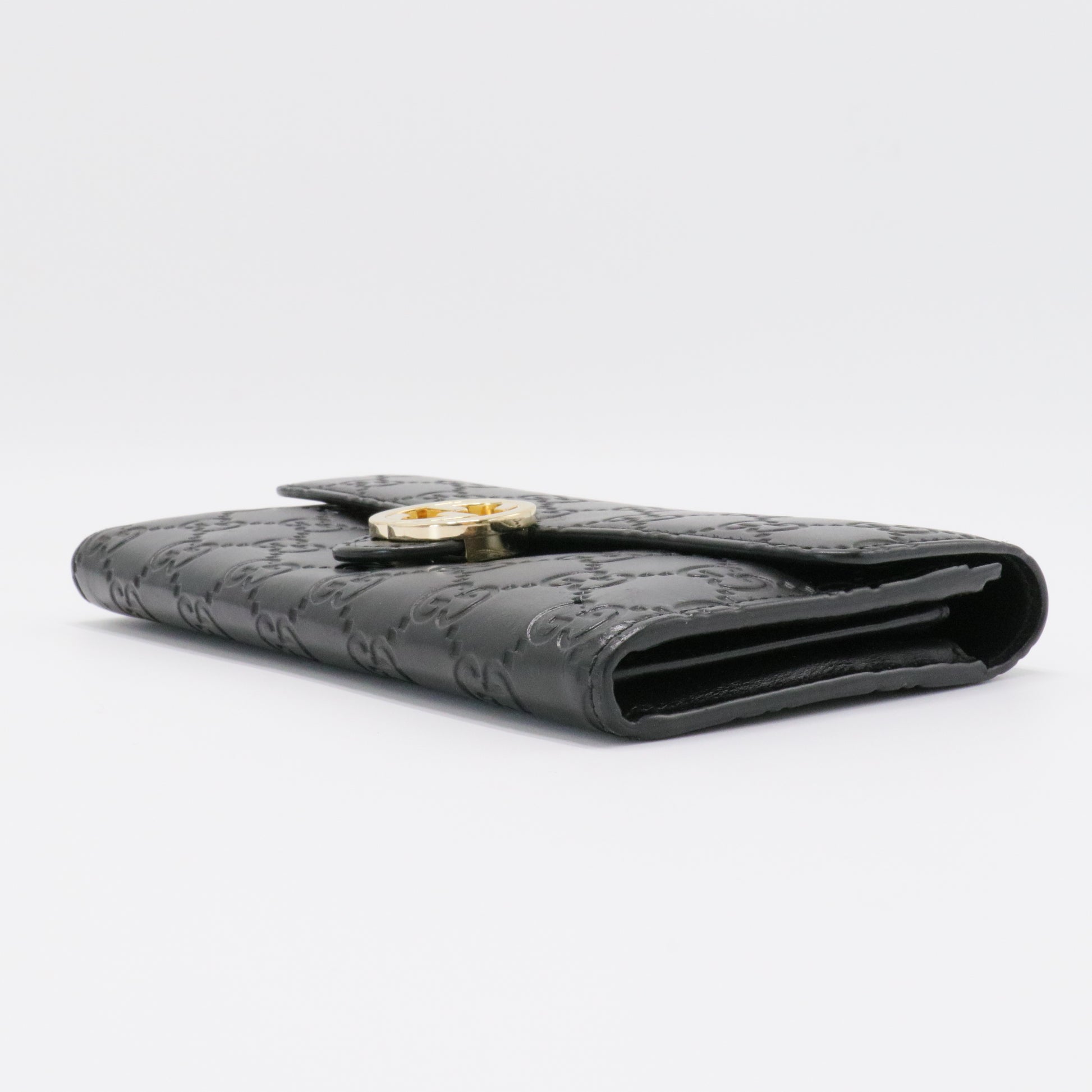 Icon Continental Wallet Guccissima Leather