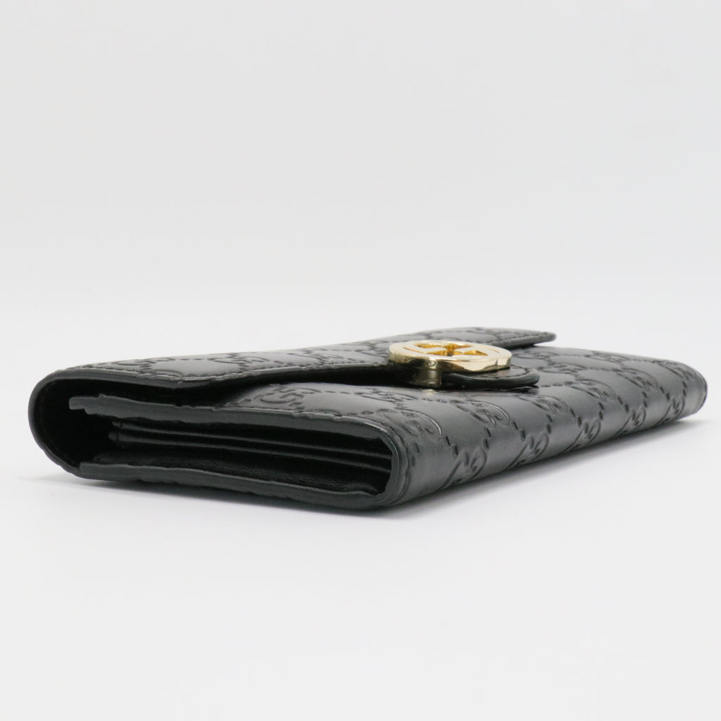 Icon Continental Wallet Guccissima Leather