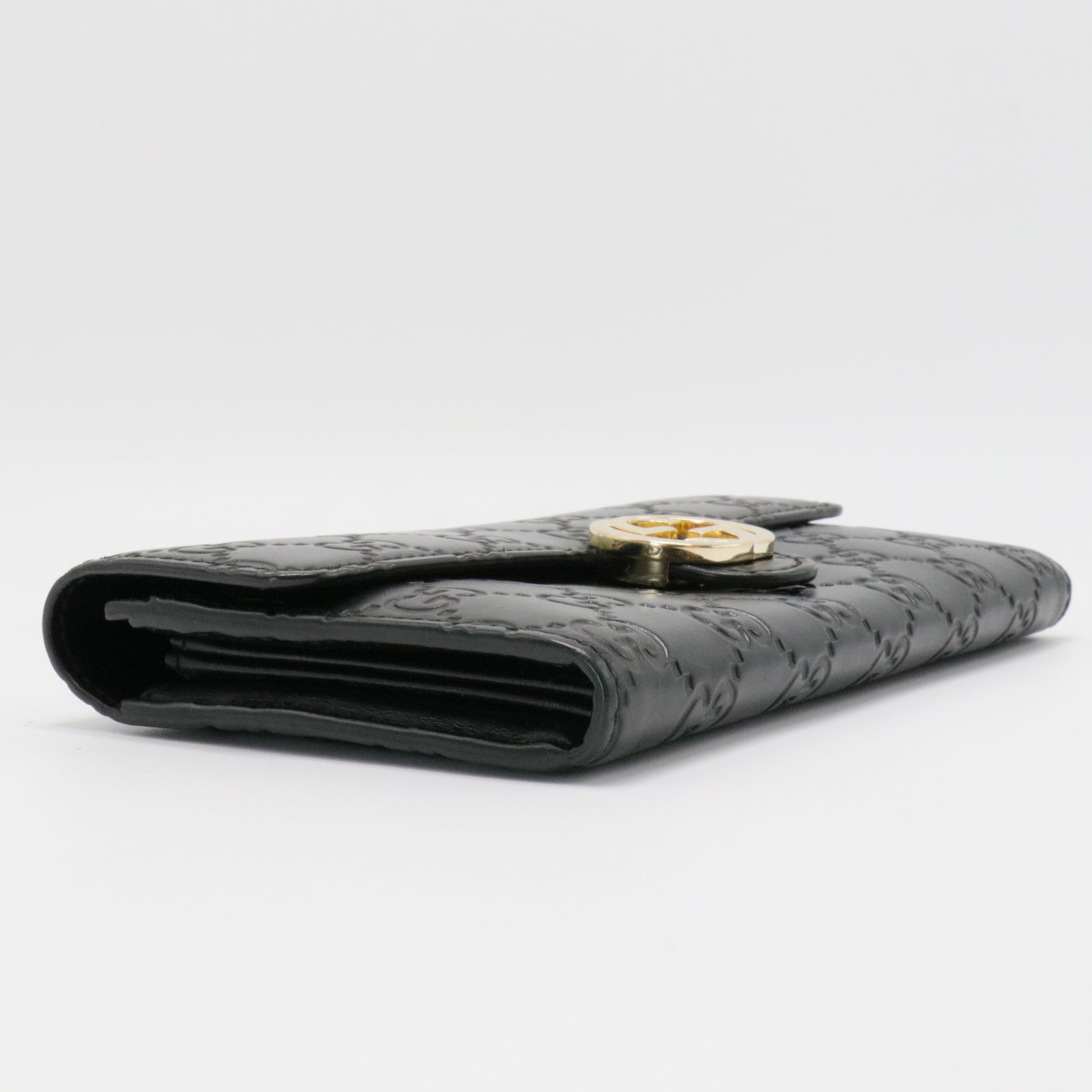 Icon Continental Wallet Guccissima Leather