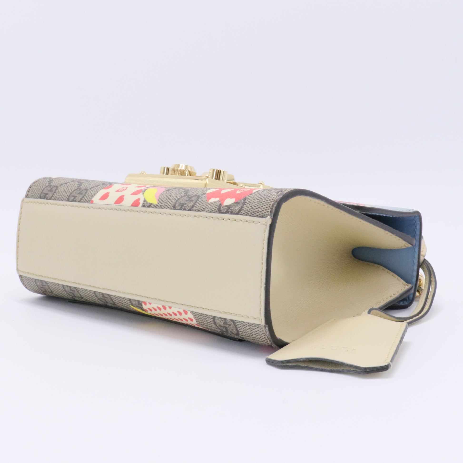 Mini Les Pommes GG Supreme Padlock Bag