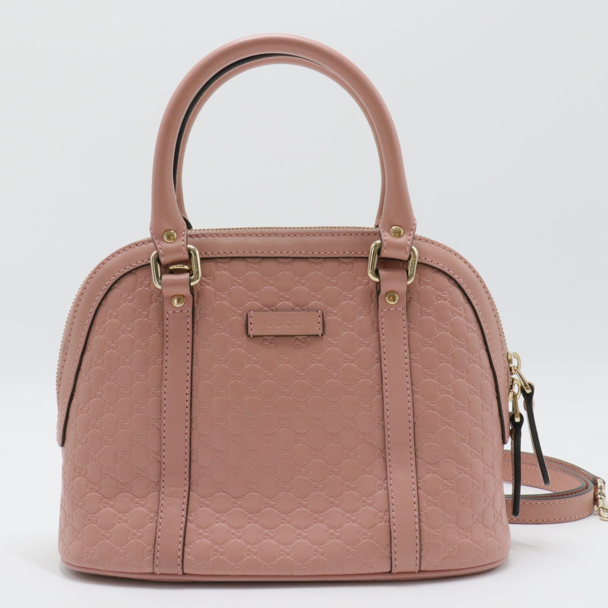 Convertible Dome Satchel Microguccissima Leather Mini
