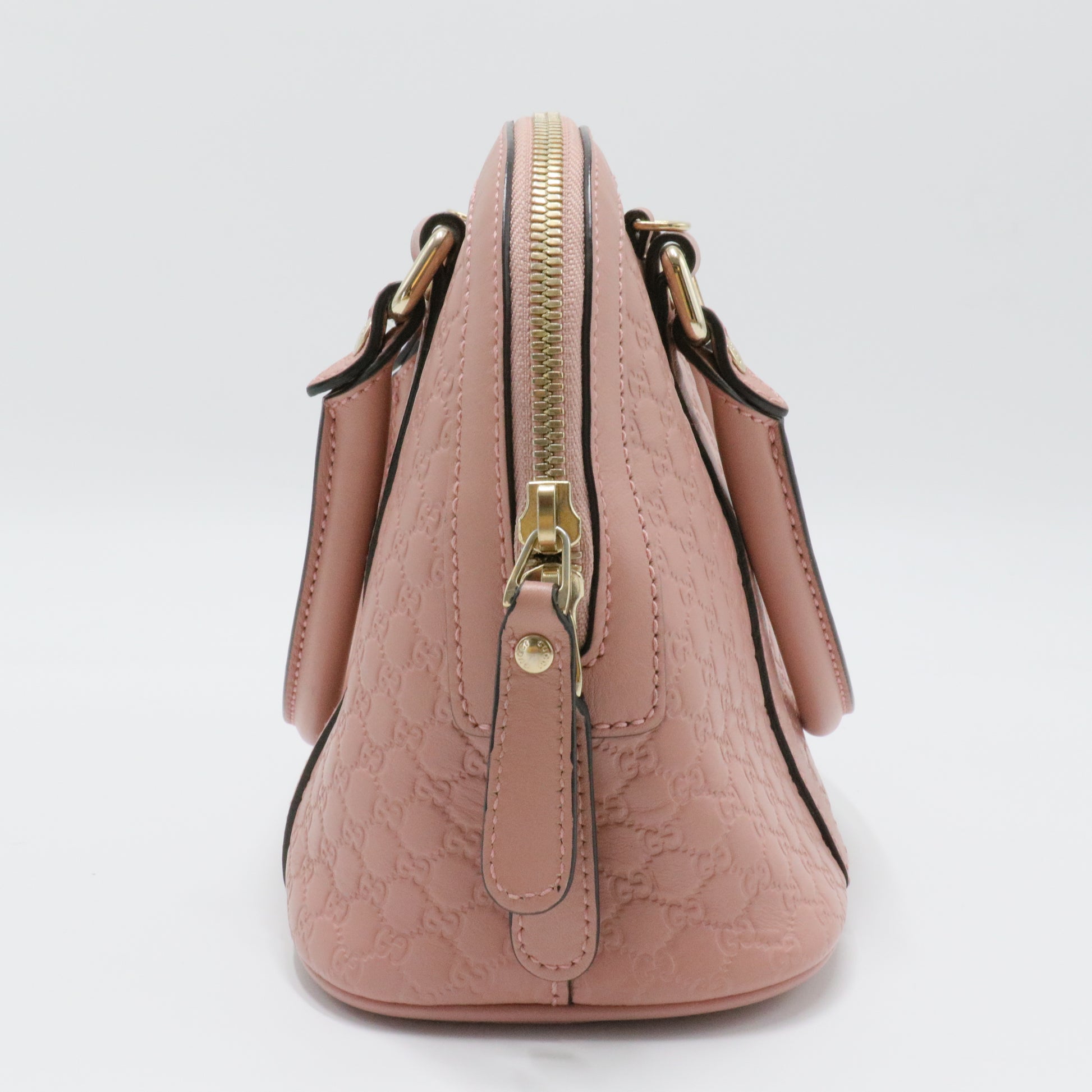 Convertible Dome Satchel Microguccissima Leather Mini
