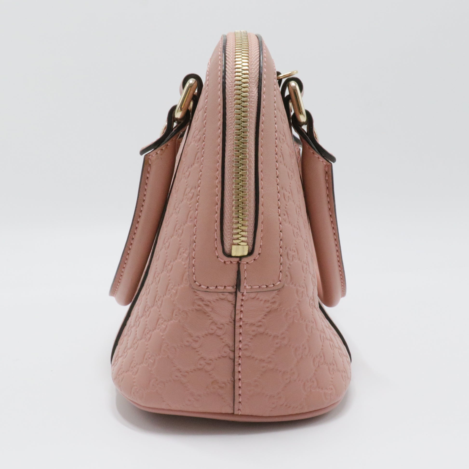 Convertible Dome Satchel Microguccissima Leather Mini